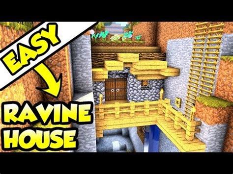mega ravine|Minecraft Ravine Survival House Tutorial (How to Build  .